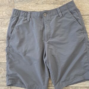 Under Armour Men's Charcoal Flat Front Shorts